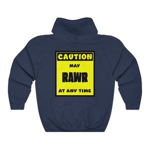 CAUTION! May RAWR at any time! - Hoodie Hoodie AFLT-Whootorca Navy Blue S 