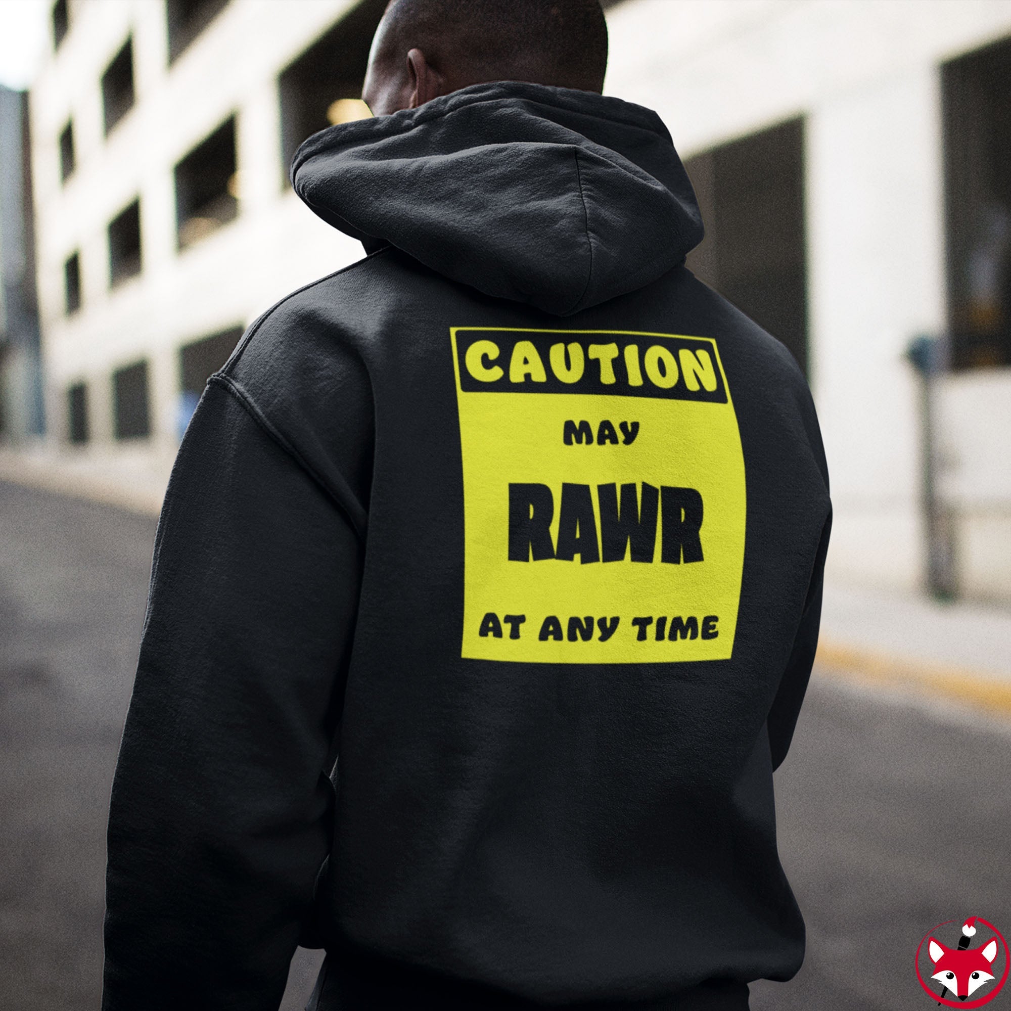 CAUTION! May RAWR at any time! - Hoodie Hoodie AFLT-Whootorca 