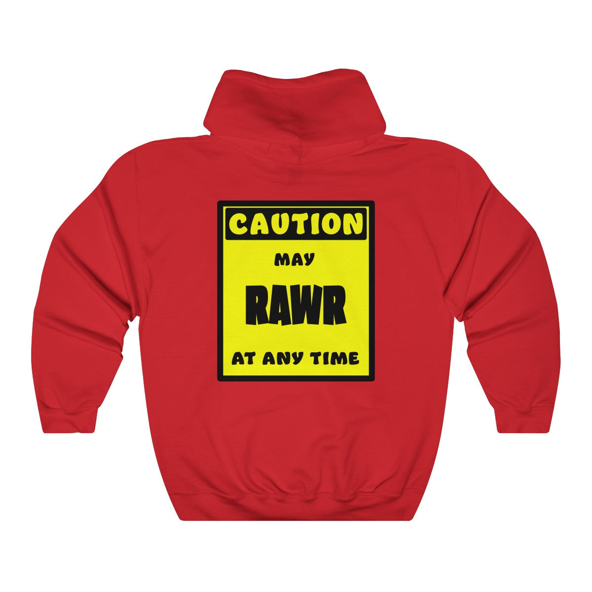 CAUTION! May RAWR at any time! - Hoodie Hoodie AFLT-Whootorca Red S 