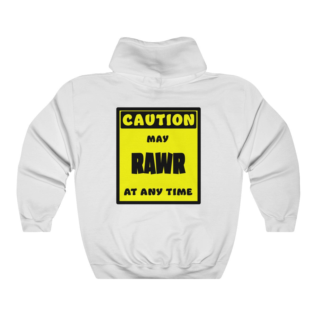 CAUTION! May RAWR at any time! - Hoodie Hoodie AFLT-Whootorca White S 