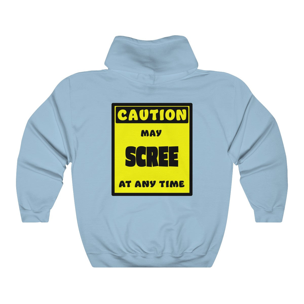 CAUTION! May SCREE at any time! - Hoodie Hoodie AFLT-Whootorca Light Blue S 