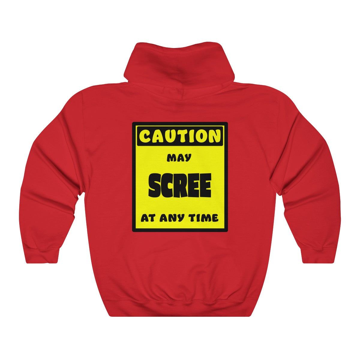 CAUTION! May SCREE at any time! - Hoodie Hoodie AFLT-Whootorca Red S 