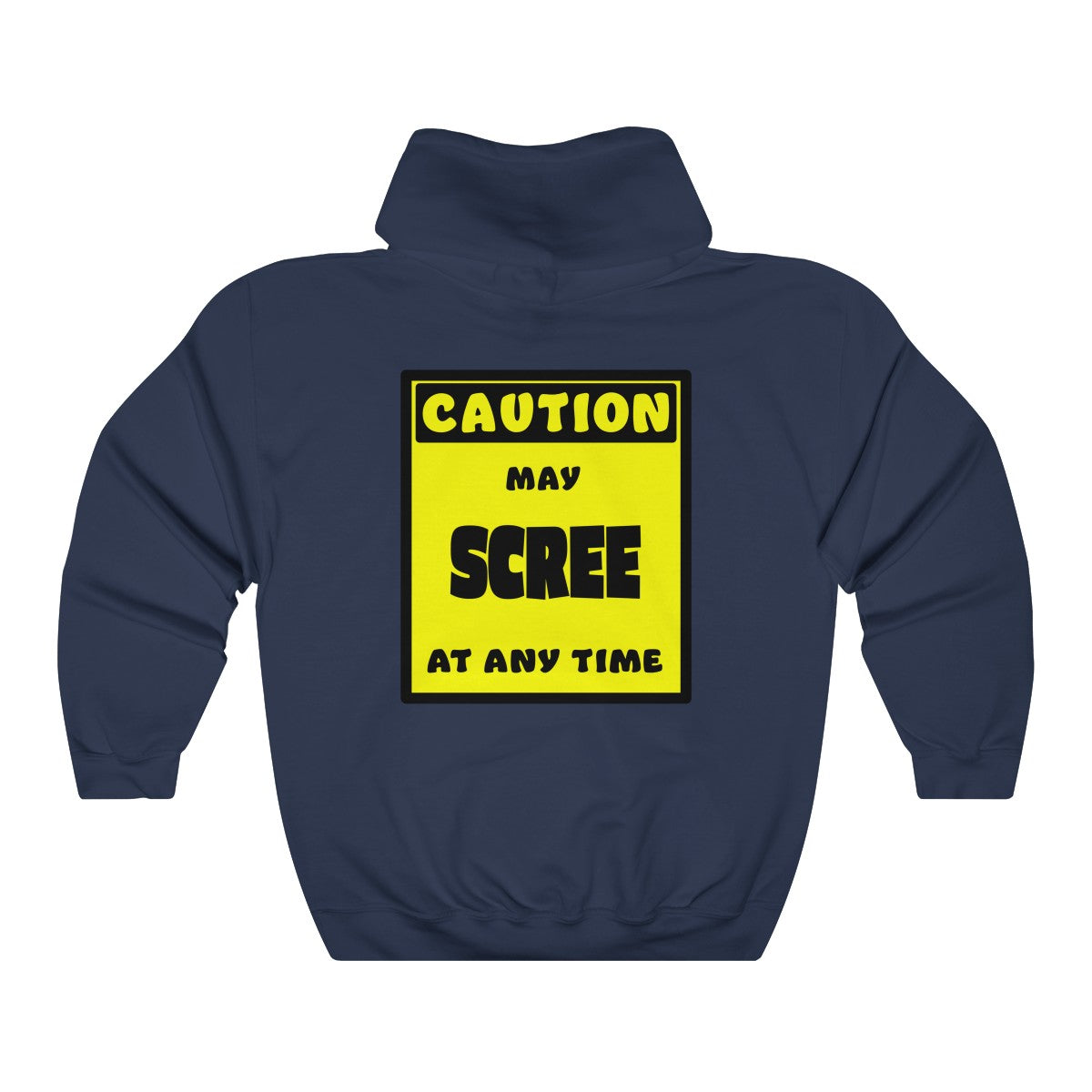 CAUTION! May SCREE at any time! - Hoodie Hoodie AFLT-Whootorca Navy Blue S 