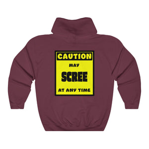 CAUTION! May SCREE at any time! - Hoodie Hoodie AFLT-Whootorca Maroon S 