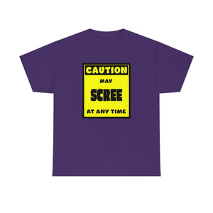 CAUTION! May SCREE at any time! - T-Shirt T-Shirt AFLT-Whootorca Purple S 