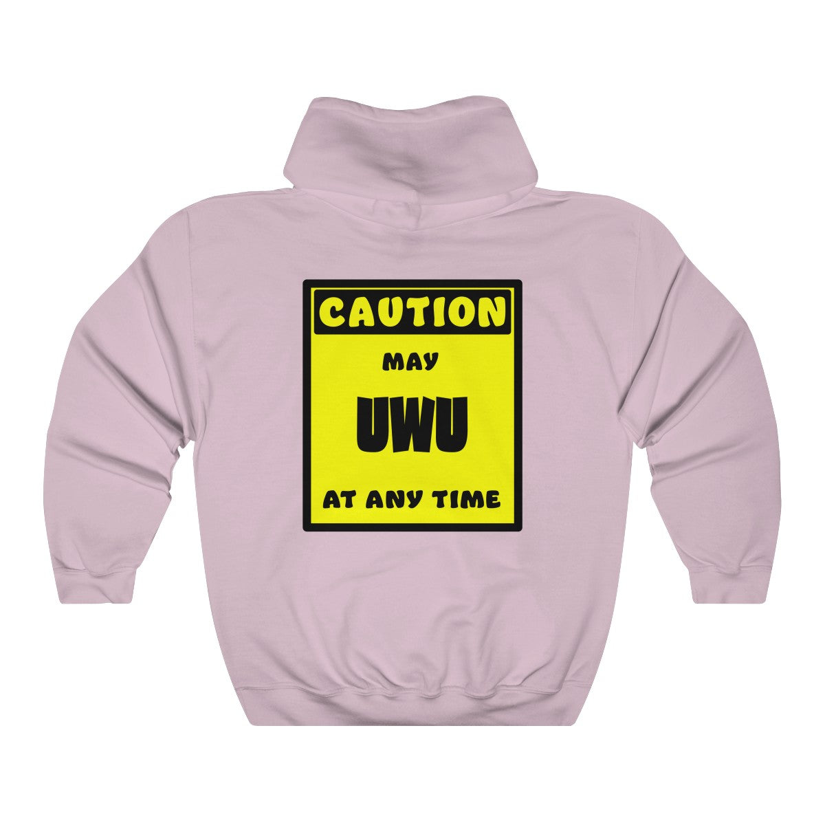 CAUTION! May UWU at any time! - Hoodie Hoodie AFLT-Whootorca Light Pink S 