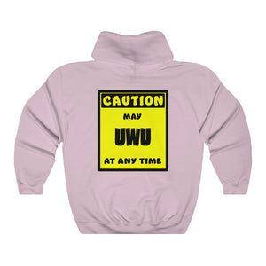 CAUTION! May UWU at any time! - Hoodie Hoodie AFLT-Whootorca Light Pink S 