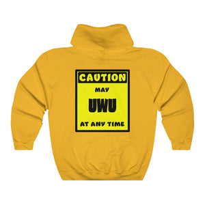 CAUTION! May UWU at any time! - Hoodie Hoodie AFLT-Whootorca Gold S 