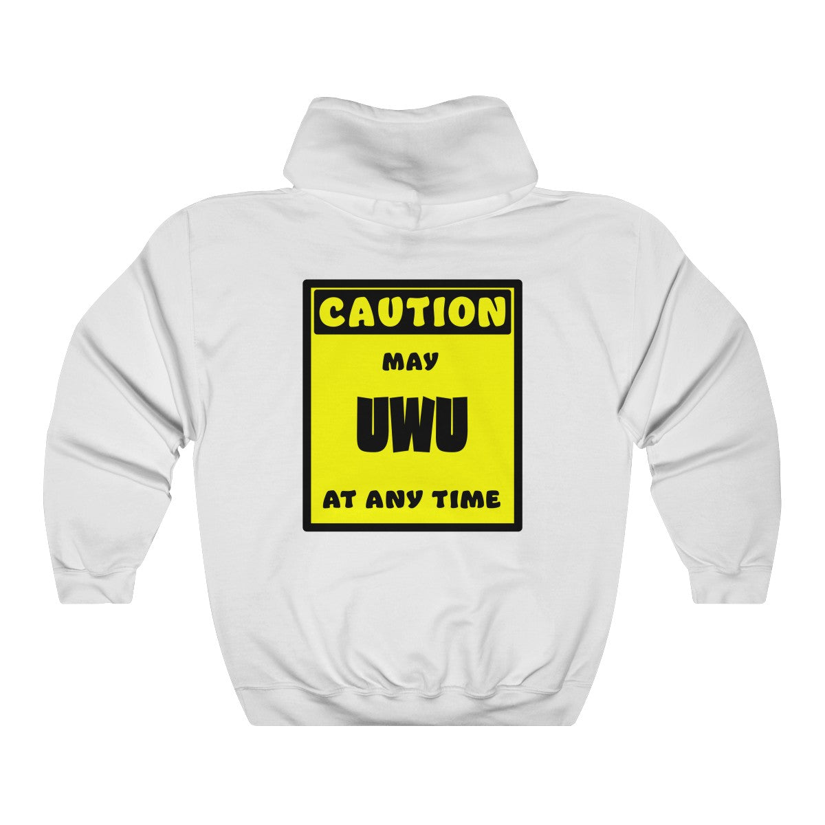 CAUTION! May UWU at any time! - Hoodie Hoodie AFLT-Whootorca White S 