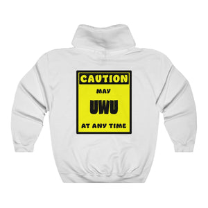 CAUTION! May UWU at any time! - Hoodie Hoodie AFLT-Whootorca White S 