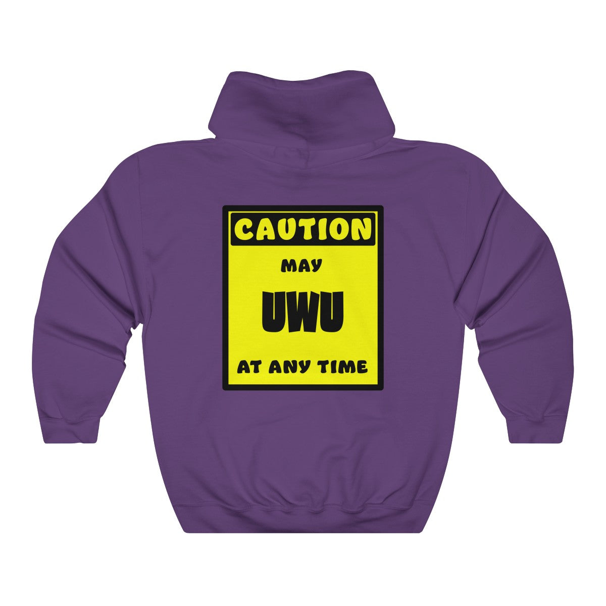 CAUTION! May UWU at any time! - Hoodie Hoodie AFLT-Whootorca Purple S 