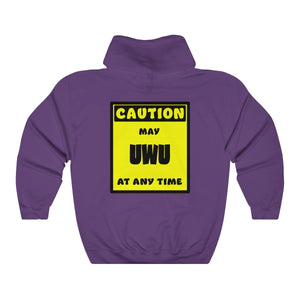 CAUTION! May UWU at any time! - Hoodie Hoodie AFLT-Whootorca Purple S 