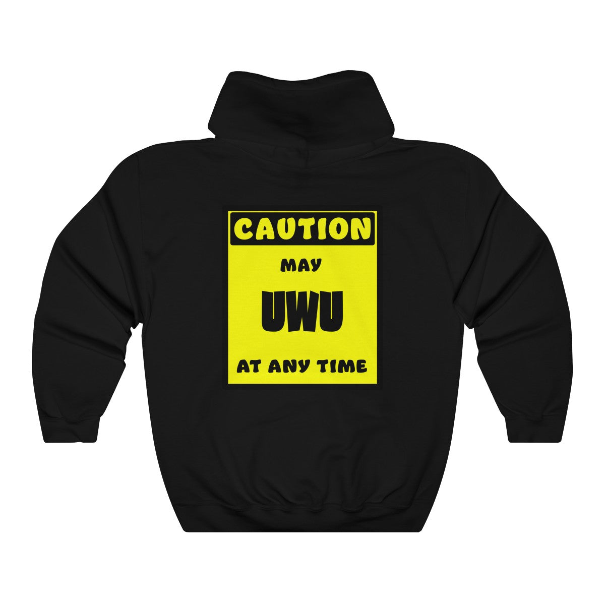 CAUTION! May UWU at any time! - Hoodie Hoodie AFLT-Whootorca Black S 
