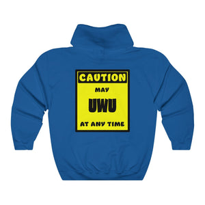 CAUTION! May UWU at any time! - Hoodie Hoodie AFLT-Whootorca Royal Blue S 