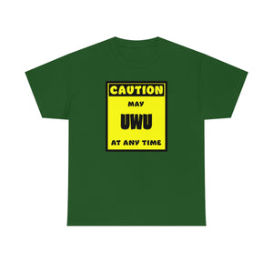 CAUTION! May UWU at any time! - T-Shirt T-Shirt AFLT-Whootorca Green S 