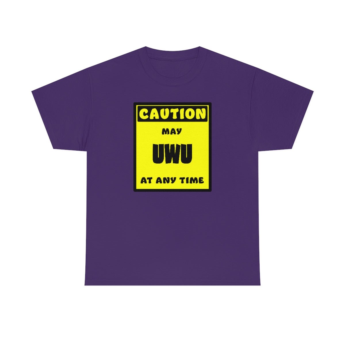 CAUTION! May UWU at any time! - T-Shirt T-Shirt AFLT-Whootorca Purple S 