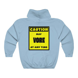 CAUTION! May VORE at any time! - Hoodie Hoodie AFLT-Whootorca Light Blue S 
