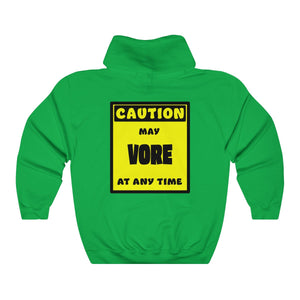 CAUTION! May VORE at any time! - Hoodie Hoodie AFLT-Whootorca Green S 