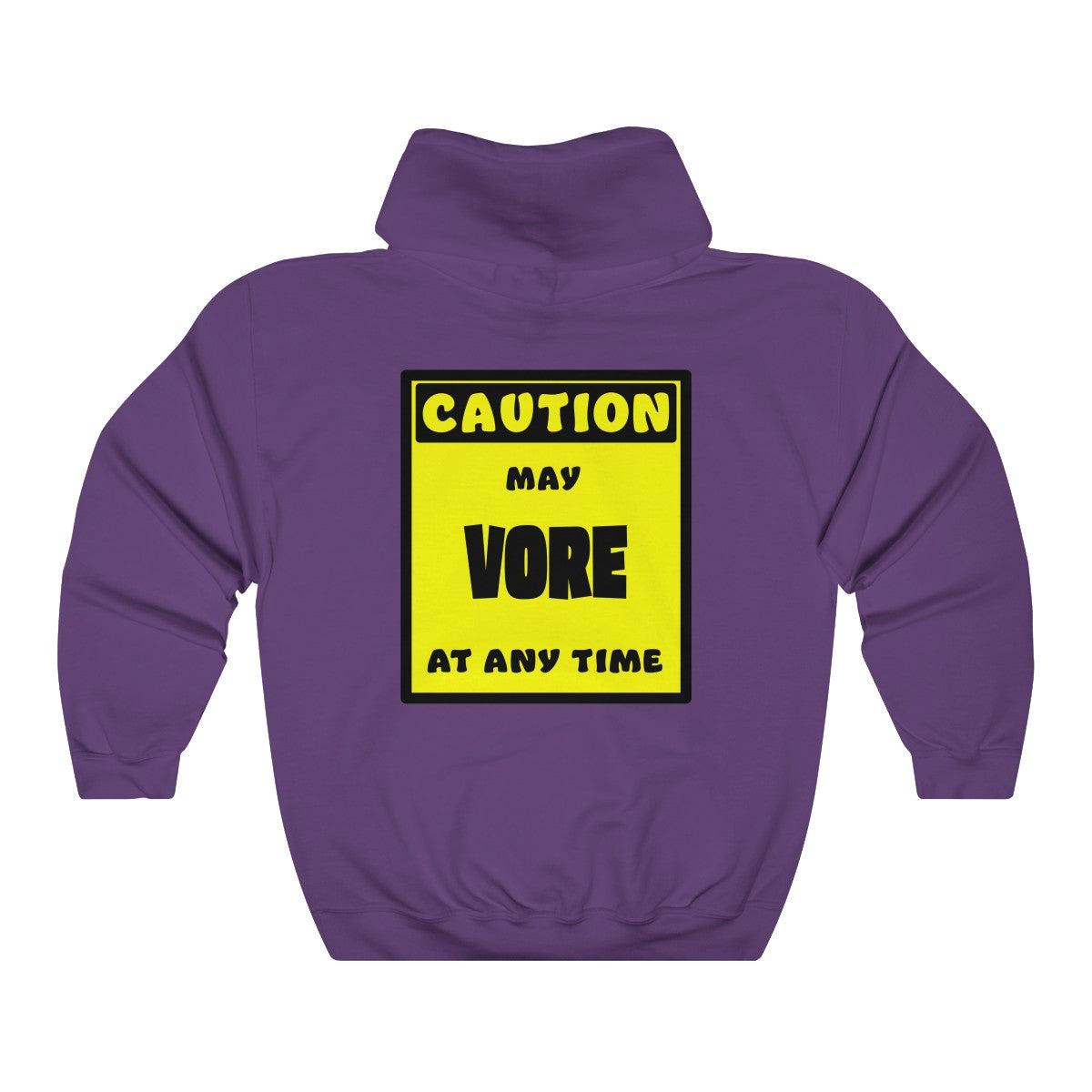 CAUTION! May VORE at any time! - Hoodie Hoodie AFLT-Whootorca Purple S 