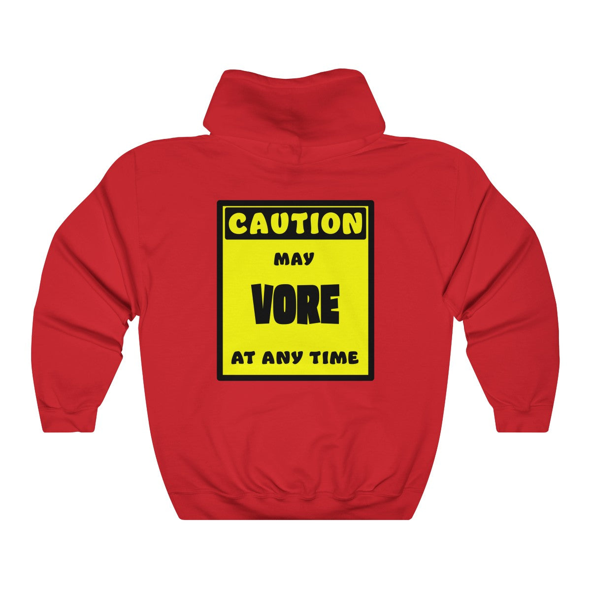 CAUTION! May VORE at any time! - Hoodie Hoodie AFLT-Whootorca Red S 
