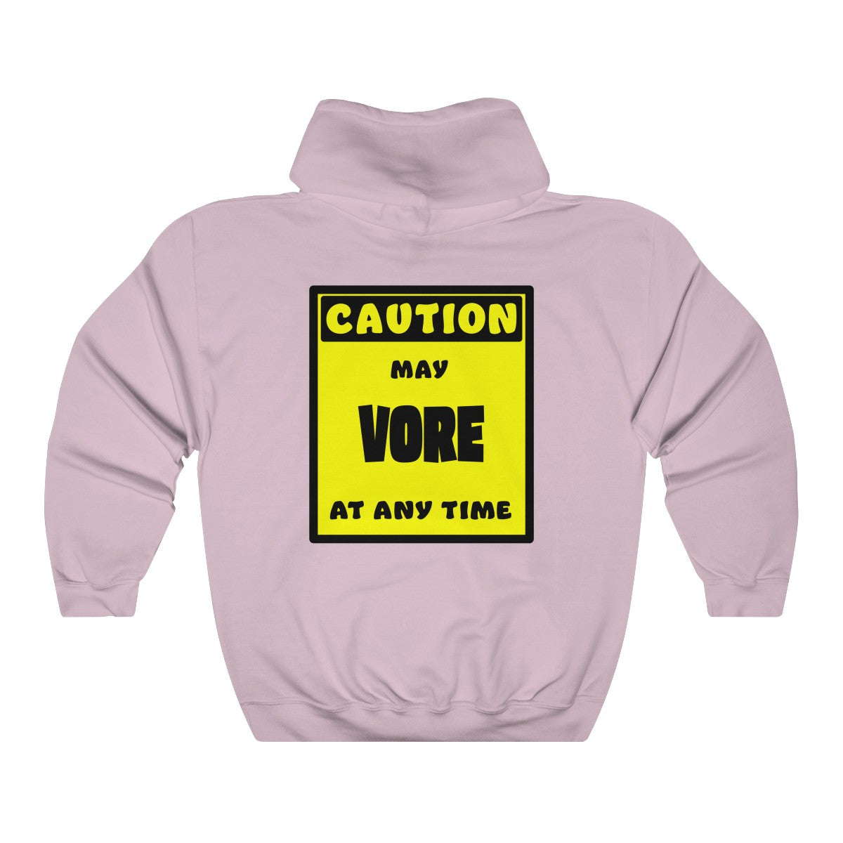 CAUTION! May VORE at any time! - Hoodie Hoodie AFLT-Whootorca Light Pink S 