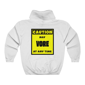 CAUTION! May VORE at any time! - Hoodie Hoodie AFLT-Whootorca White S 