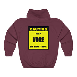 CAUTION! May VORE at any time! - Hoodie Hoodie AFLT-Whootorca Maroon S 