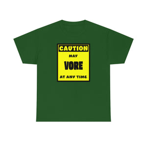 CAUTION! May VORE at any time! - T-Shirt T-Shirt AFLT-Whootorca Green S 