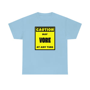 CAUTION! May VORE at any time! - T-Shirt T-Shirt AFLT-Whootorca Light Blue S 