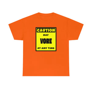 CAUTION! May VORE at any time! - T-Shirt T-Shirt AFLT-Whootorca Orange S 