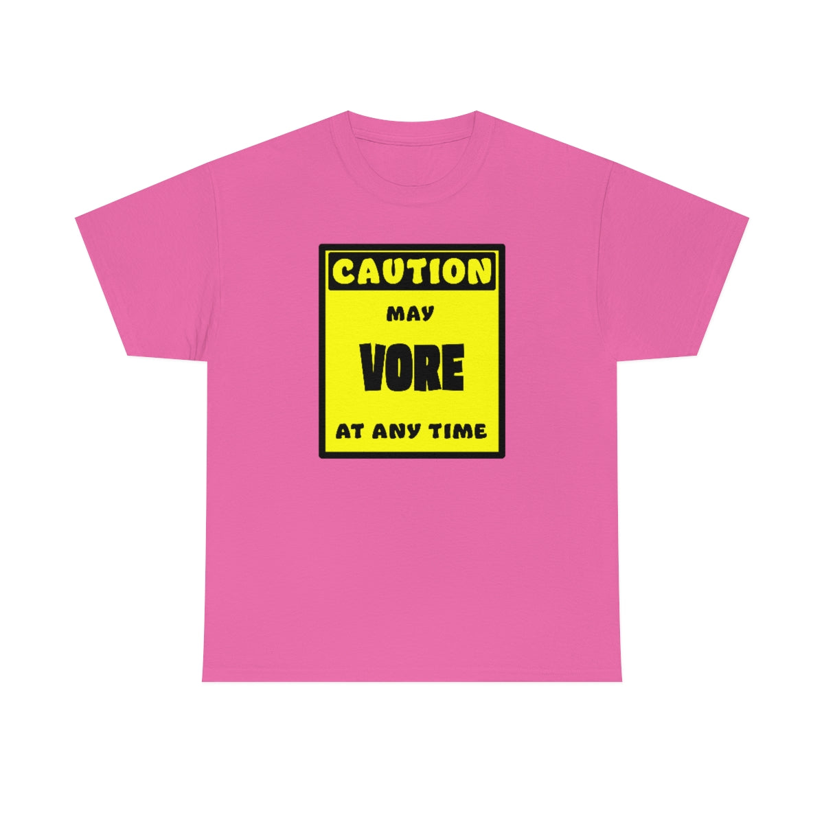 CAUTION! May VORE at any time! - T-Shirt T-Shirt AFLT-Whootorca Pink S 