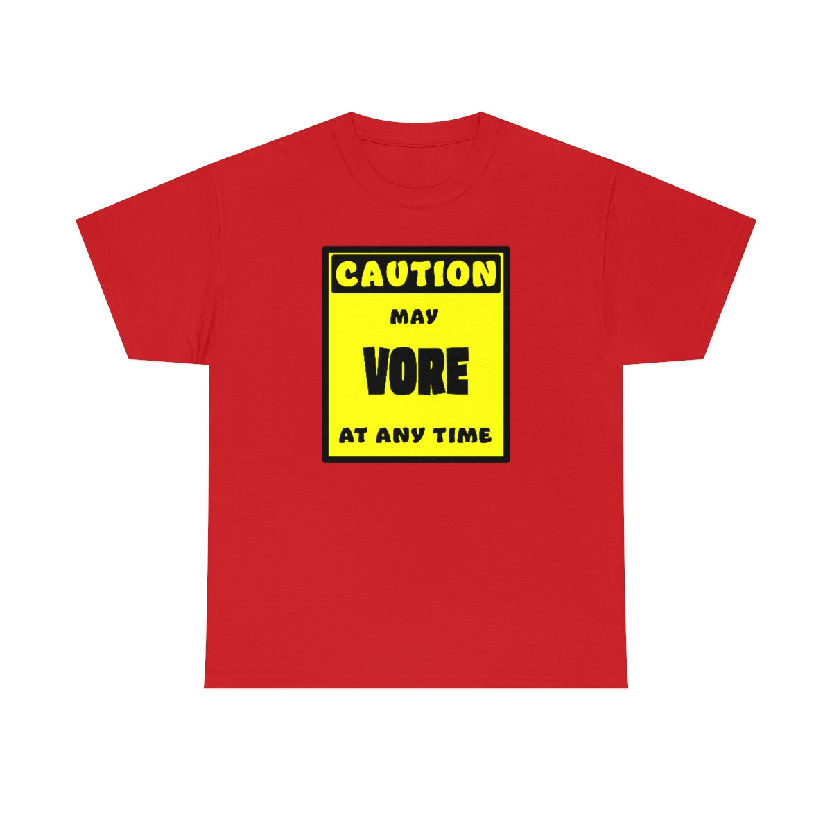 CAUTION! May VORE at any time! - T-Shirt T-Shirt AFLT-Whootorca Red S 