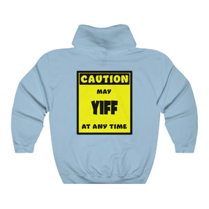 CAUTION! May YIFF at any time! - Hoodie Hoodie AFLT-Whootorca Light Blue S 