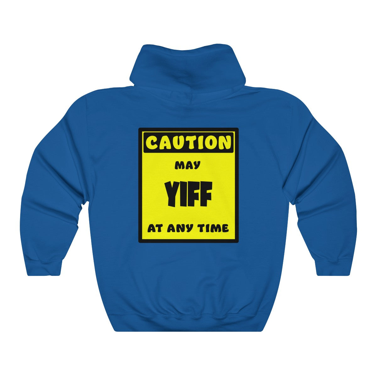 CAUTION! May YIFF at any time! - Hoodie Hoodie AFLT-Whootorca Royal Blue S 