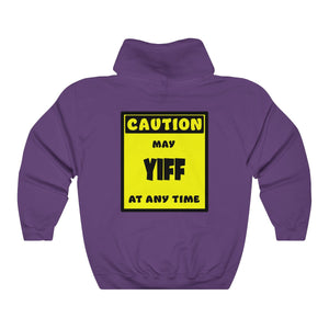 CAUTION! May YIFF at any time! - Hoodie Hoodie AFLT-Whootorca Purple S 