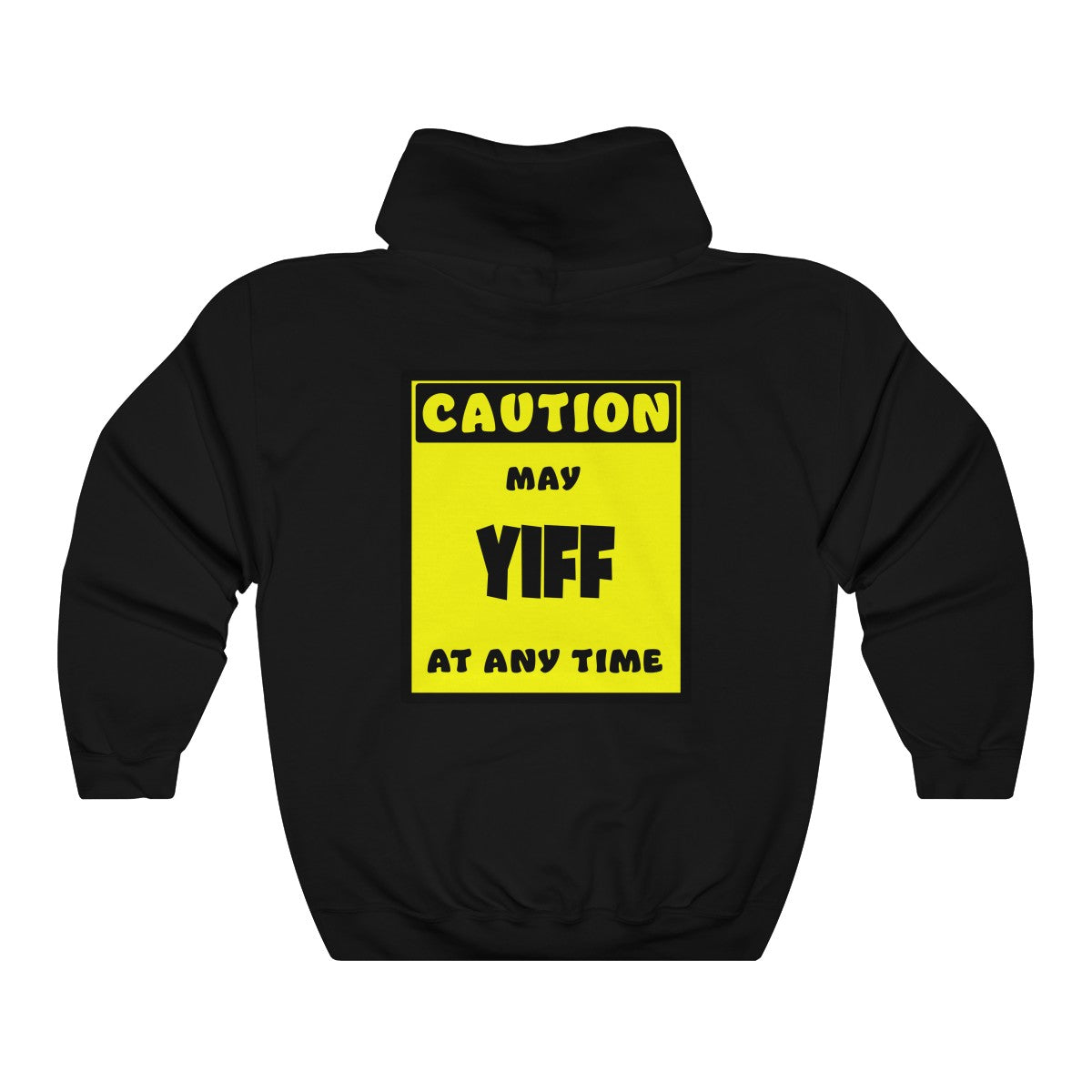 CAUTION! May YIFF at any time! - Hoodie Hoodie AFLT-Whootorca Black S 