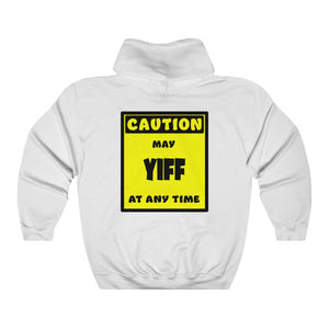 CAUTION! May YIFF at any time! - Hoodie Hoodie AFLT-Whootorca White S 