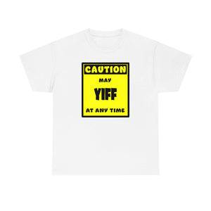 CAUTION! May YIFF at any time! - T-Shirt T-Shirt AFLT-Whootorca White S 