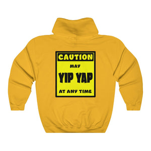 CAUTION! May Yip Yap at any time! - Hoodie Hoodie AFLT-Whootorca Gold S 