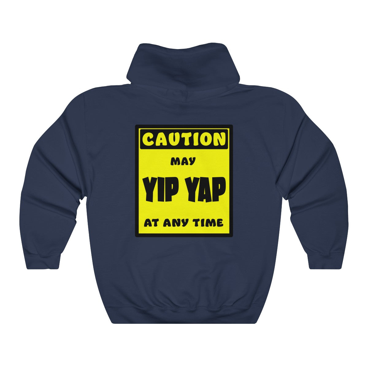 CAUTION! May Yip Yap at any time! - Hoodie Hoodie AFLT-Whootorca Navy Blue S 