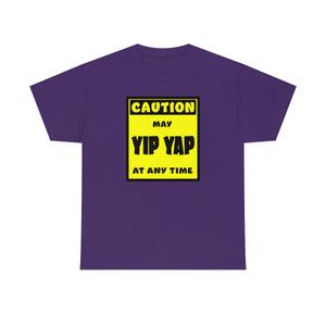 CAUTION! May Yip Yap at any time! - T-Shirt T-Shirt AFLT-Whootorca Purple S 