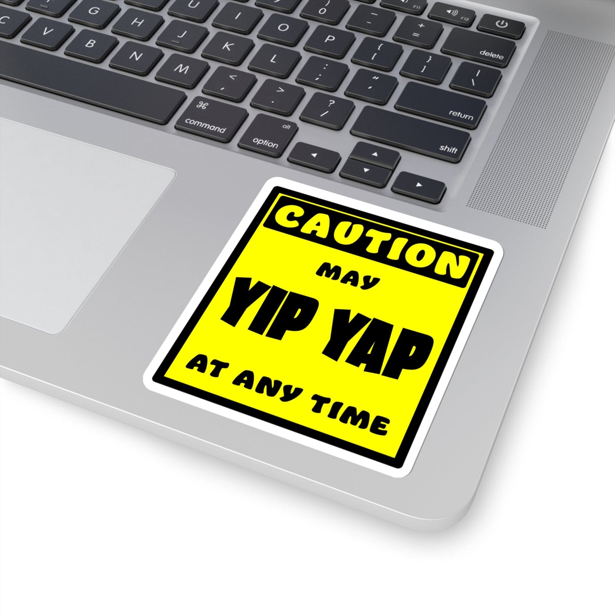 CAUTION! May Yip Yap at any time! - Sticker Sticker AFLT-Whootorca 