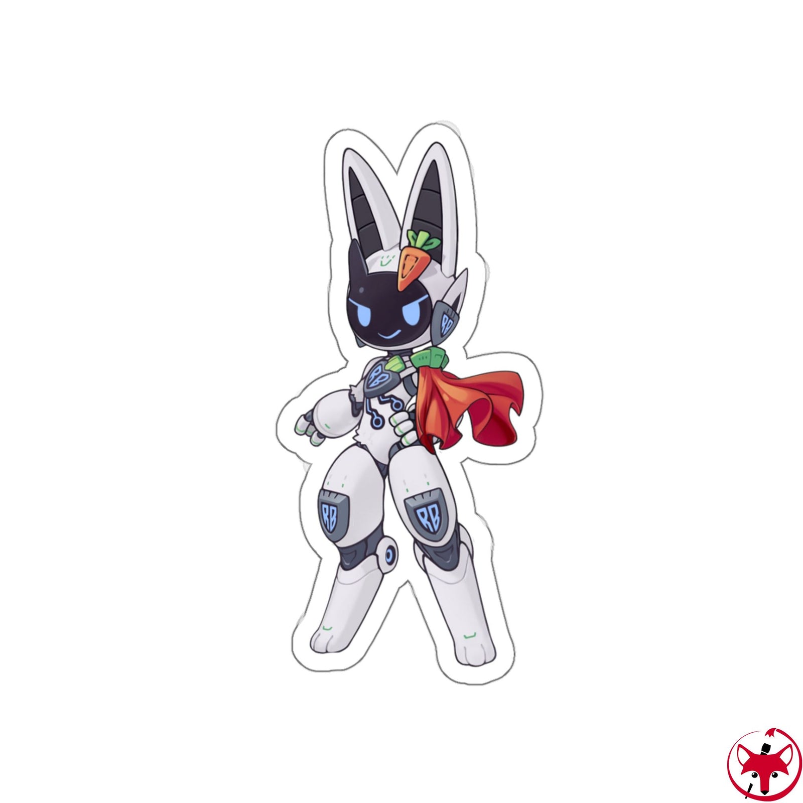 Captain Rabbizorg - Sticker Sticker Lordyan A Pack of 3 stickers 