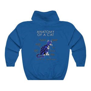 Cat Blue - Hoodie Hoodie Artworktee Royal Blue S 