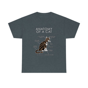 Cat Natural - T-Shirt T-Shirt Artworktee Dark Heather S 