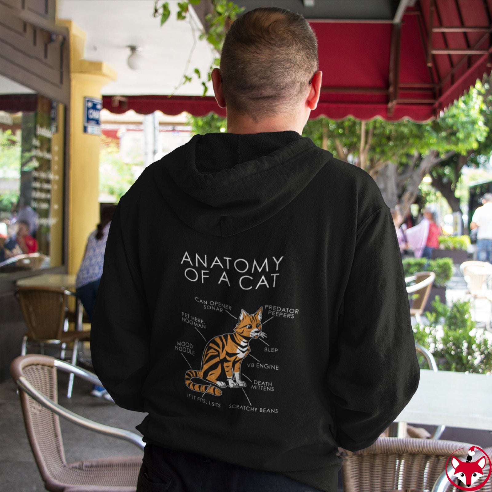 Cat Orange - Hoodie Hoodie Artworktee 