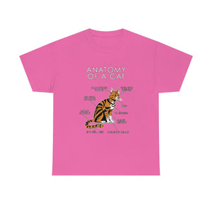 Cat Orange - T-Shirt T-Shirt Artworktee Pink S 