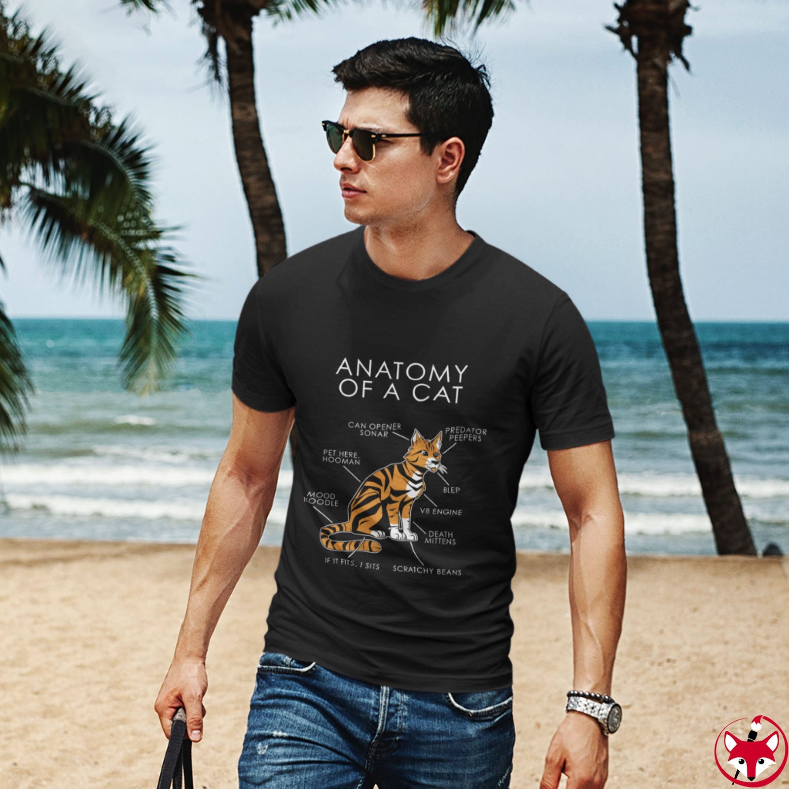 Cat Orange - T-Shirt T-Shirt Artworktee 