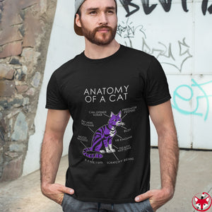 Cat Purple - T-Shirt T-Shirt Artworktee 