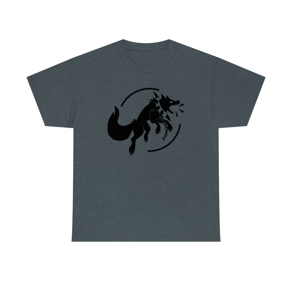 Chain Wolf - T-Shirt T-Shirt Project Spitfyre Dark Heather S 